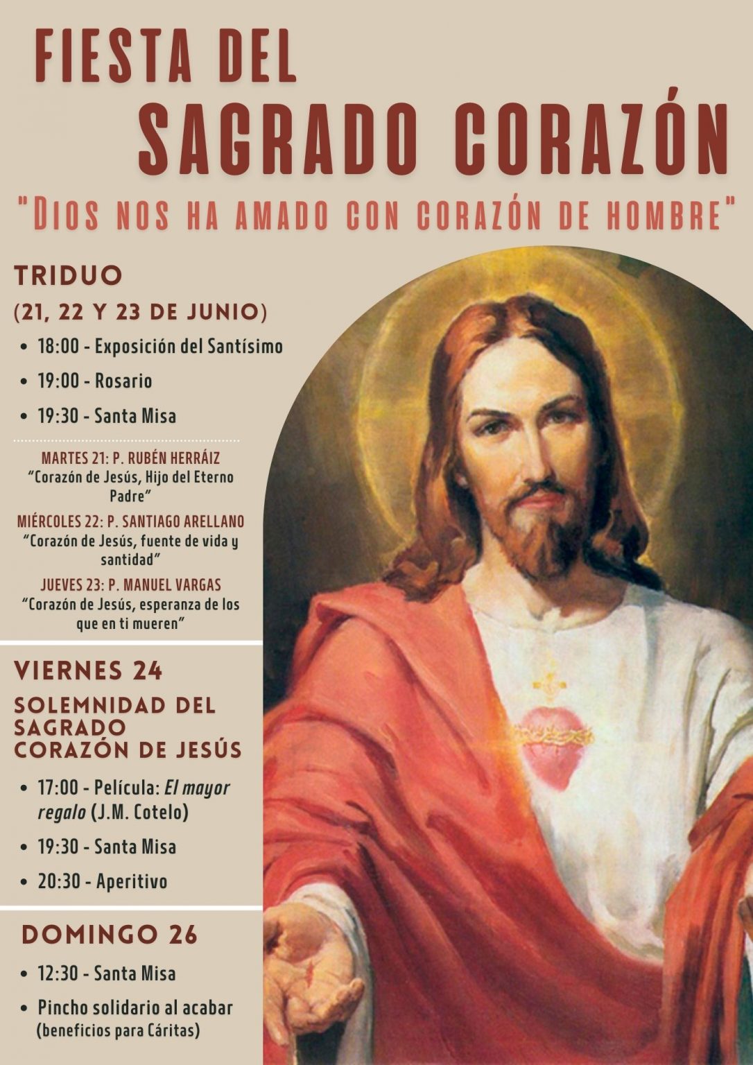 Fiesta del Sagrado Corazón Parroquia Sagrado Corazón en Alcorcón